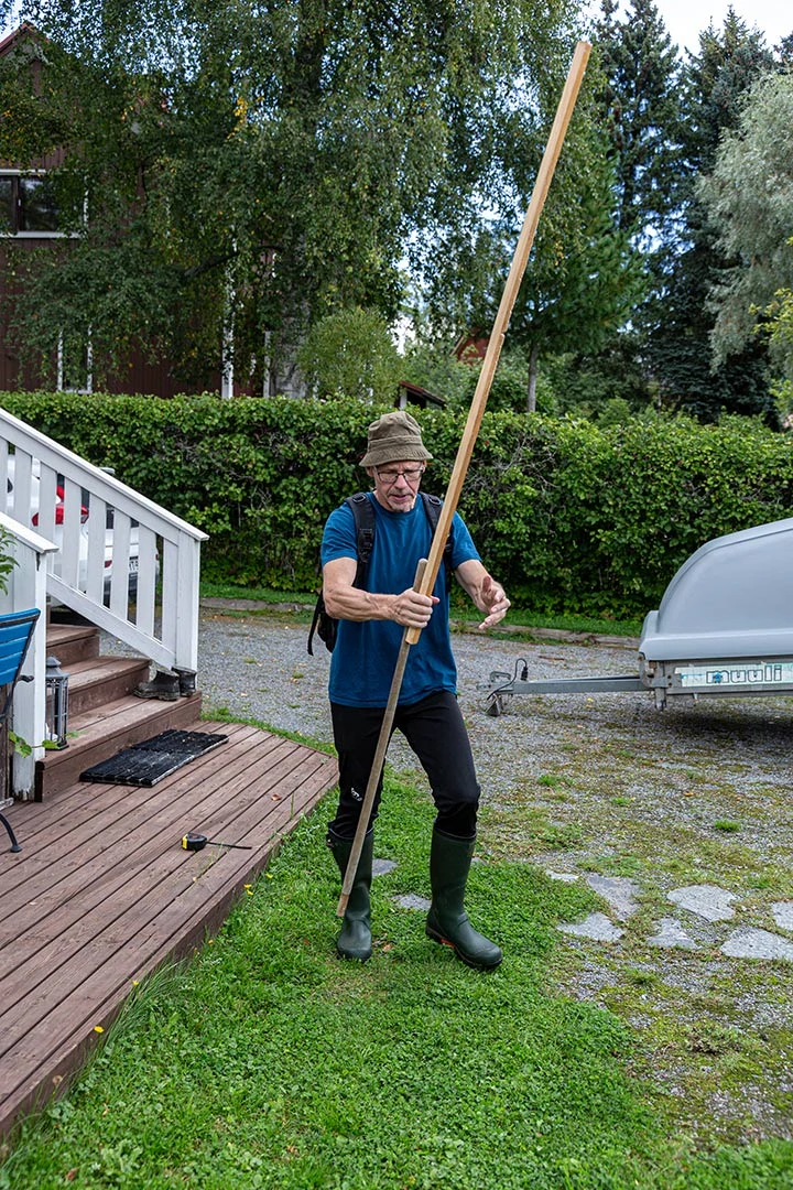 Mittaustekniikan demonstrointia ennen arviointikierrosta.