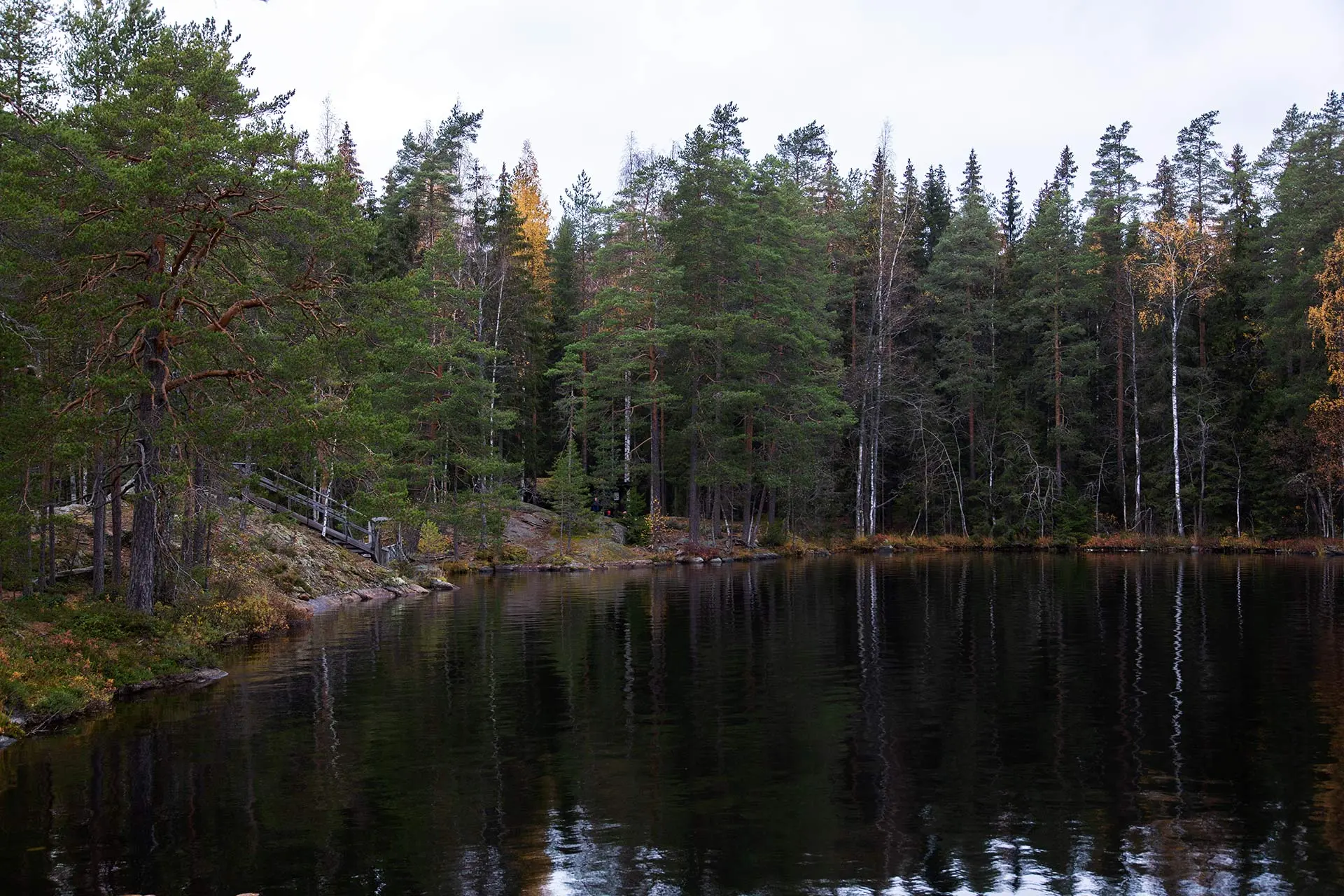 Pukala - Maisema Roninmaan laavn suuntaan.