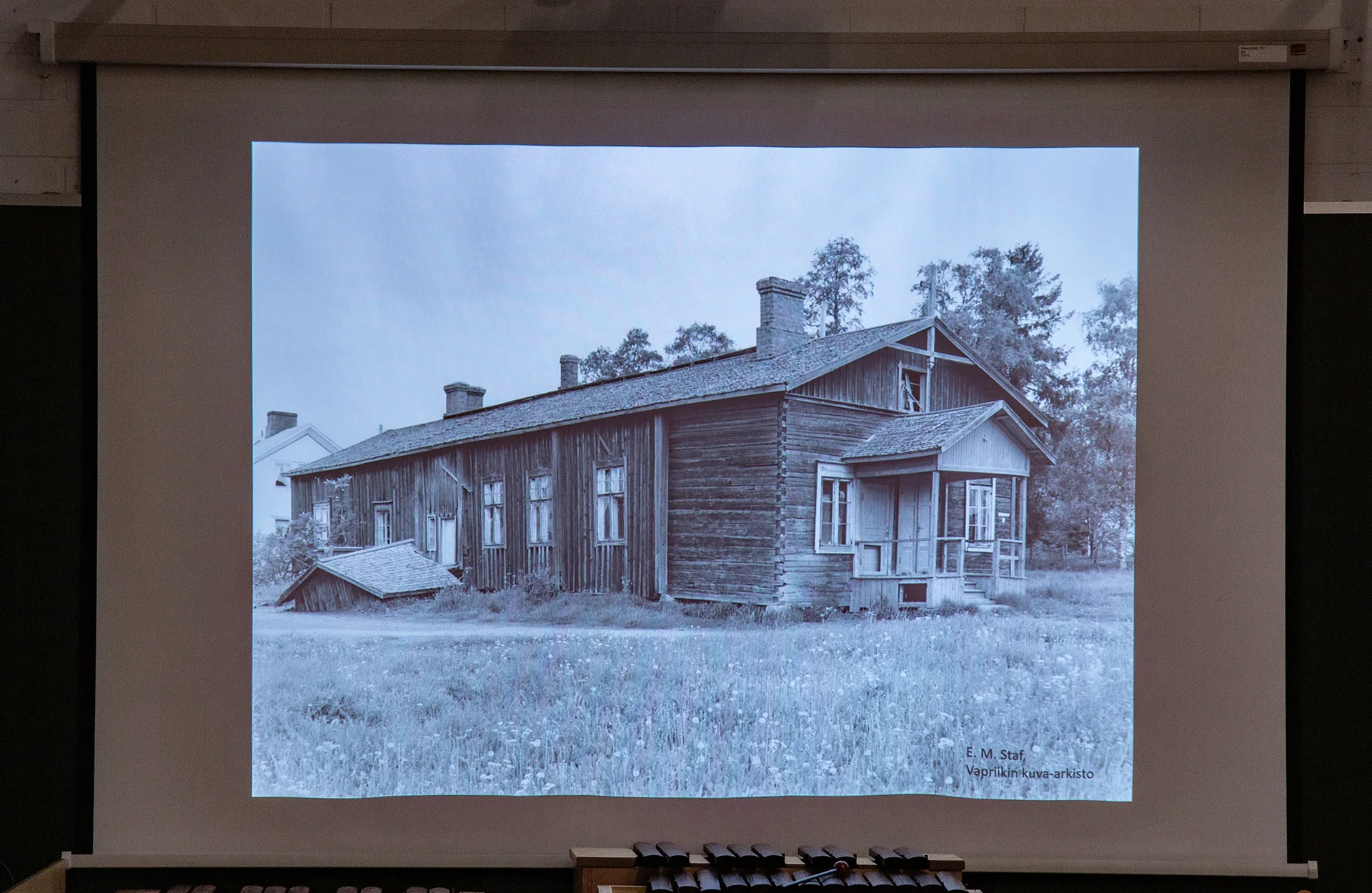 Vanha Messukylän seurakunnan talo vuodelta 1957.